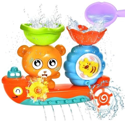 Badewannenspielzeug ab 1 2 3 4 Jahr Bär Und Bee Wasserspielzeug Kinder Spielzeug ab 1 2 3 Jahr Badewannenspielzeug Badespielzeug Baby Wasserspielzeug Baby Spielzeug Geschenk Für Mädchen Jungen