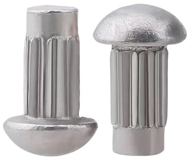 100 Stücke GB827 Gerändelt Solide Aluminium Nieten for Typenschild M2-M4(M2x3)