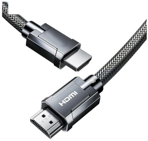 Cavo compatibile con HDMI 8K, compatibile con Xiaomi, TV Box PS5 Cavo certificato ad altissima velocità 8K a 60 Hz 48 Gbps EARC Dolby Vision(4K Standard,0.5m)