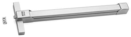 Tesa Assa Abloy, TOP1S108GG, Barra Antipánico de Sobreponer TOP1S, Gris-Gris