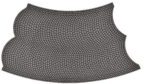 Vollmer 48245 Cobblestone Roadway 45 Degree (R12) Curve 20 x 20cm