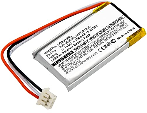 subtel, Akku für Headset kompatibel mit Logitech G502, G Pro Wireless, MX Vertical (180mAh, 3.7V) Ersatzakku AHB521630,533-000069