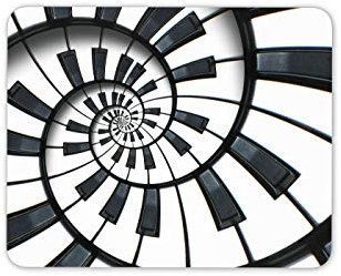 Destination Vinyl Ltd Artistic Piano Keys Mouse Mat Pad - Keyboard Music Teacher Computer #15308