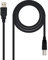 Cable USB 2.0 tipo A/M a B/M, negro, 1.0 m, ideal para conectar impresoras y transferir datos de forma rápida y eficiente.