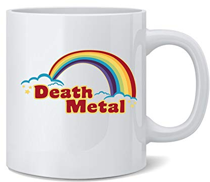Poster Foundry Teetasse aus Keramik im 70er-/80er-Jahre-Design mit sarkastischem Retro-Design, 340 ml