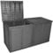 idooka Extra Large Garden Storage Box 750L – Waterproof Outdoor Box for Cushions, Toys, and Tools – Plastic Cabinet with Lid for Patio, Garage & Shed