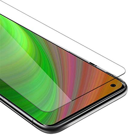 Cadorabo Panzer Schutz Glas für OnePlus 8 - Schutzfolie in Ultra-Klar Hüllen freundlich - Gehärtetes (Tempered) Glas Dipslayschutz Folie in 9H Härte Anti Kratzer