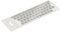 Lacerto® | 14x14mm Deutsche Aufkleber für PC/Laptop & Notebook Tastaturen mit mattem kratzfestem Laminat, Germany Keyboard Stickers QWERTZ | Farbe: Silber
