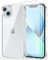 iCatchy for iPhone 13 Case 6.1-Inch, Shockproof Bumper Phone Cover, Anti-Yellowing Shock-Absorbent Clear Back Compatible with iPhone 13 (Clear)