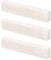 52 x 6 x 10mm / 2 x 0.2 x 0.4in DIY Blank BuffaloBone, Nut String Pillow Bone Nut and Saddle Blanks Unslotted Guitar Bridge Nuts for Guitar, Mandolin, Banjo, Ukulele (3Pcs)