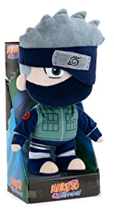 Kuscheltier mit Naruto-Figuren 30 zm - Naruto, Kakashi, Sasuke, Kurama, Naruto Six Path - Sammler-Edition - Super Soft Qualität (Kakashi mit Display)