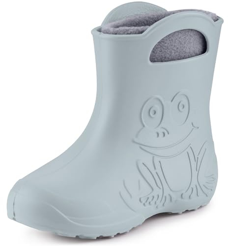 Ladeheid Eva Kinder Gummistiefel Regenschuhe gefüttert LA-CA-03