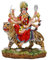 Indische Göttin Durga Idol Figur – 14 cm H Hindu-Idole, Durga auf Tiger, Statue für Zuhause, Büro, Tempel, Mandir, Altar, Schrein, Pooja-Artikel, Diwali-Geschenke