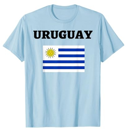 Fußball-T-Shirt mit Uruguay-Flagge, Fußball-Trikot T-Shirt