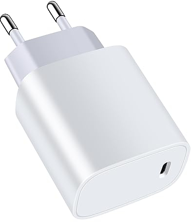 Adattatore di ricarica USB C da 20 W per Samsung Galaxy A15/A55/A35/A16 5G/A14/A54/A34/S25 Ultra/S24 FE/S23/S22/S21, PD 3.0, spina di ricarica USB C, caricatore per cellulare tipo C