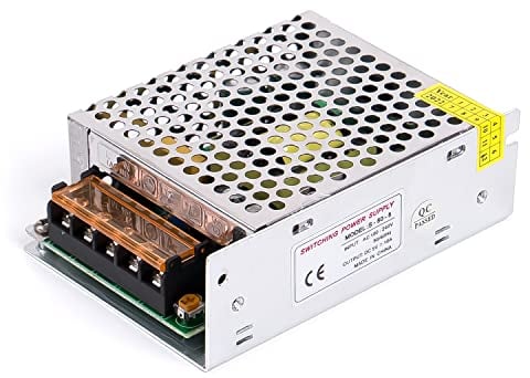 Fuente de alimentación conmutada 5V 10A 50W DC Adaptador de alimentación AC 100V/240V a DC-5V, transformador ANGEEK, adecuado para tiras LED, impresoras 3D, proyectos de iluminación, etc.