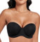 DotVol Women's Multiway Strapless Bra Plus Size Full Figure Underwire Contour Pretty Back Bra(Black,38E)