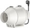 HG Power Rauchabzug Rohrventilator 100mm, Abluftventilator 230V Leise Kanalventilator Energiesparend Badlüfter Rohrlüfter mit EU-Stecker für Küchen Badezimmer Garage