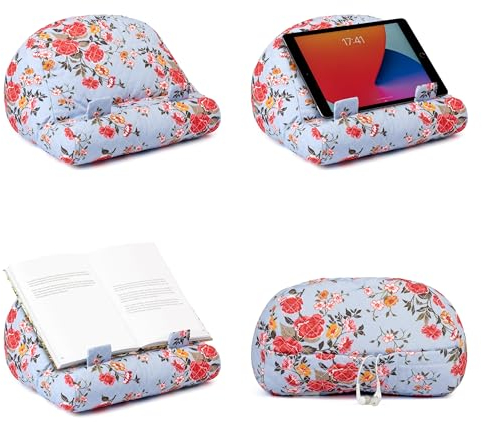 Book Couch iPad Ständer | Tablet Ständer | Buchhalter | Lesekissen | Lesen im Bett zu Hause | Tablet Knietruhe Kissen | Lustige Neuheit Geschenkidee für Leser, Buchliebhaber