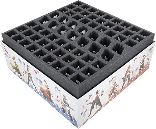 Feldherr Schaumstoff-Set kompatibel mit Zombicide: Undead or Alive - Grundspielbox