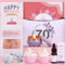 70th Birthday Gifts for Women, Personalised Birthday Hampers for Her Turning 70, Funny 70 Year Old Pamper Gift Basket for Mum, Grandma, Wife, Best Friend, Sister, Ladies 70th Birthday Presents Ideas