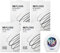 Brushmo Black Floss Zahnseide Expanding Woven Dental Floss Microcrystalline Wax 50M Schwarz Mint (4er pack)