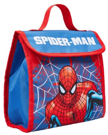 William Lamb Spiderman - Bolsa de almuerzo para niños, con aislamiento, para llevar alimentos, para el regreso a la escuela, viajes, cena