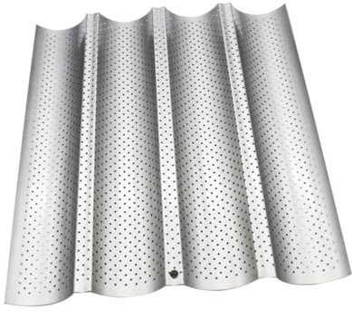 CRAFTHROU 2 Stück Wellenblech Küche Backwerkzeug Backform Backblech Brotform