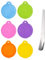 SLSON Couvercles en Silicone Réutilisables pour Boîtes de Conserve pour Chien/Chat, Lot de 6, avec Cuillère en Acier Inoxydable