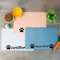 Set de table personnalisé pour animal domestique, tapis de nourriture pour animaux de compagnie, tapis imperméable pour le nettoyage et l'alimentation, plusieurs couleurs