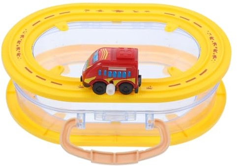 HONMEET Mini-aufbewahrungsbox Für Modelleisenbahn Transparente Spielzeugbox Simulationsauto Reisekoffer