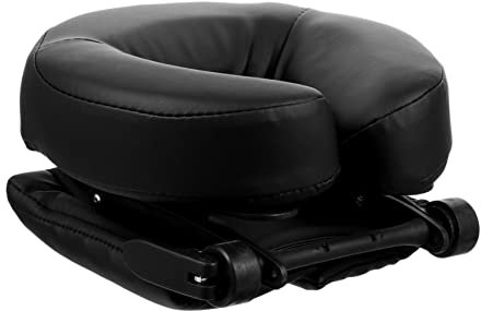 PAMINGONO Nickerchenkissen Verstellbar Nackenkissen Für Büro Schwarz Weich Elastisch Für Massageliegen Und Kosmetikliegen