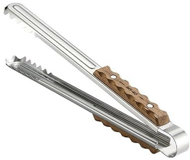Campingmoon BBQ Grill Clip Kitchten Tongs Heavy Duty Cooking Tongs Stainless Steel Food Tongs