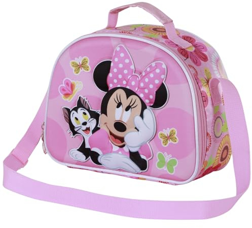 Disney Minnie Mouse Kitten-Sac Repas 3D, Rose, 26 x 20 cm