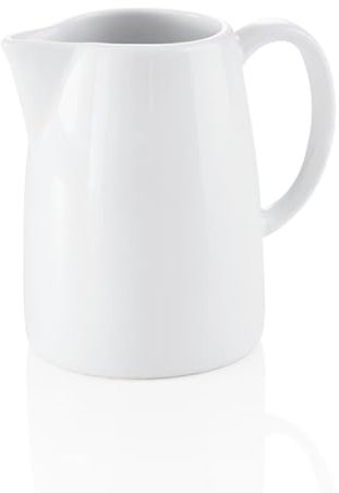 Lot de 12 pichets en porcelaine blanche de 150 ml