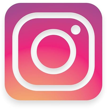 Sticker Gold - Instagram Self Adhesive Stickers - 3 Size Options - Social Media Work Van Shop Office Sign Graphics Advertising Decal (12cm (1 Pack))