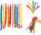 50 Pcs Rocket Balloons with Tubes, Decoration Screaming Balloon, Long Strip Balloon Flying Ball, Magic Flying Whistle Balloons for Party,Birthday,Outdoor