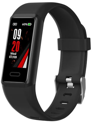 Fitness Tracker Watch with Heart Rate,Sleep Monitor,Step/Calorie Counter | IP68 Waterproof Activity Tracker with Pedometer for Women Men,Running Walking Watch Message/Call Notification forAndroid iOS