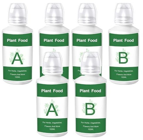 Cibo vegetale idroponico, 6% di alimenti vegetali idroponici, nutrienti A&B, fertilizzante per verdure, frutta, agricoltura, nutrienti