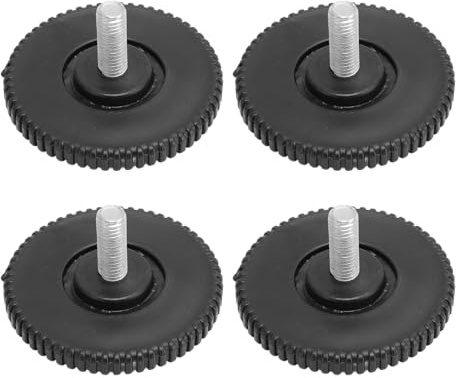 KKPLZZ Gummifüße, 4 Stück Zum Anschrauben, Möbel-Bodenschoner für Tisch, Stuhl, Sofa, Sessel mit Robusten Anti-Rutsch-Pads