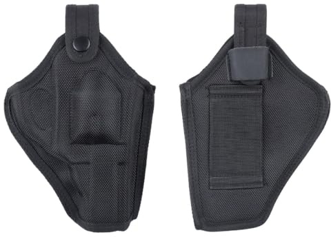 ProWildGear Tactical Universal Oxford Revolver Holster, Snap Strap and Belt Loop, Short & Long Style, Fits Most Revolvers