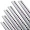 LABT Aluminium Airlineschienen Set halbrunde Form 2 x 1 Meter - Halbrunde Airlineschiene zur Ladungssicherung für LKWs und Wohnmobile - Gebohrte Zurrschiene Silber - Zurrleiste