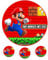 Tortenaufleger Geburtstag Tortenbild Zuckerbild Oblate Motiv: Super Mario (Zuckerpapier)