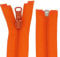 zipworld Wende - Reißverschluss Kunststoff Spiral teilbar 5-6mm WPS orange - 157 (24cm)