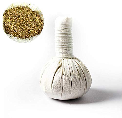 Kitama Kräuterstempel Thai Kräuter 150g (Gramm) 20 Stück - für traditionelle Massagen & Wellness - 100% natürliche Zutaten