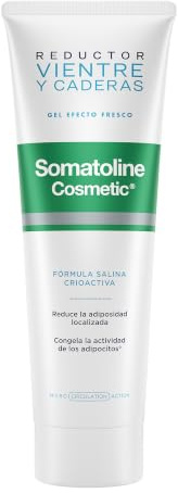 Somatoline Reductor Vientre Plano y Caderas Gel Crioactivo Frío 250 ml | Ayuda Contra la Celulitis y la Grasa Localizada, Remodela la Silueta del Vientre y Caderas, Textura Ligera y Efecto Frío