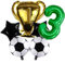 DIWULI Fussball Geburtstag 3 Jahre - Fussball Luftballons