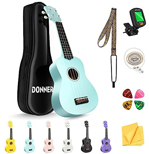 Donner DMU-01 Macaron Series Ukulele Green