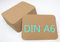 DIN A6 Postkarten Karteikarten Set Blanko zum Selbstgestalten Wahlweise mit Umschlägen und runden Ecken (Kraftpapier braun rund 300g/m², 25 Karten ohne Umschläge)