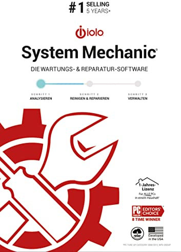 System Mechanic 2022 - 1 Jahr *DEUTSCH* (ProduktKeyCard) - PKC